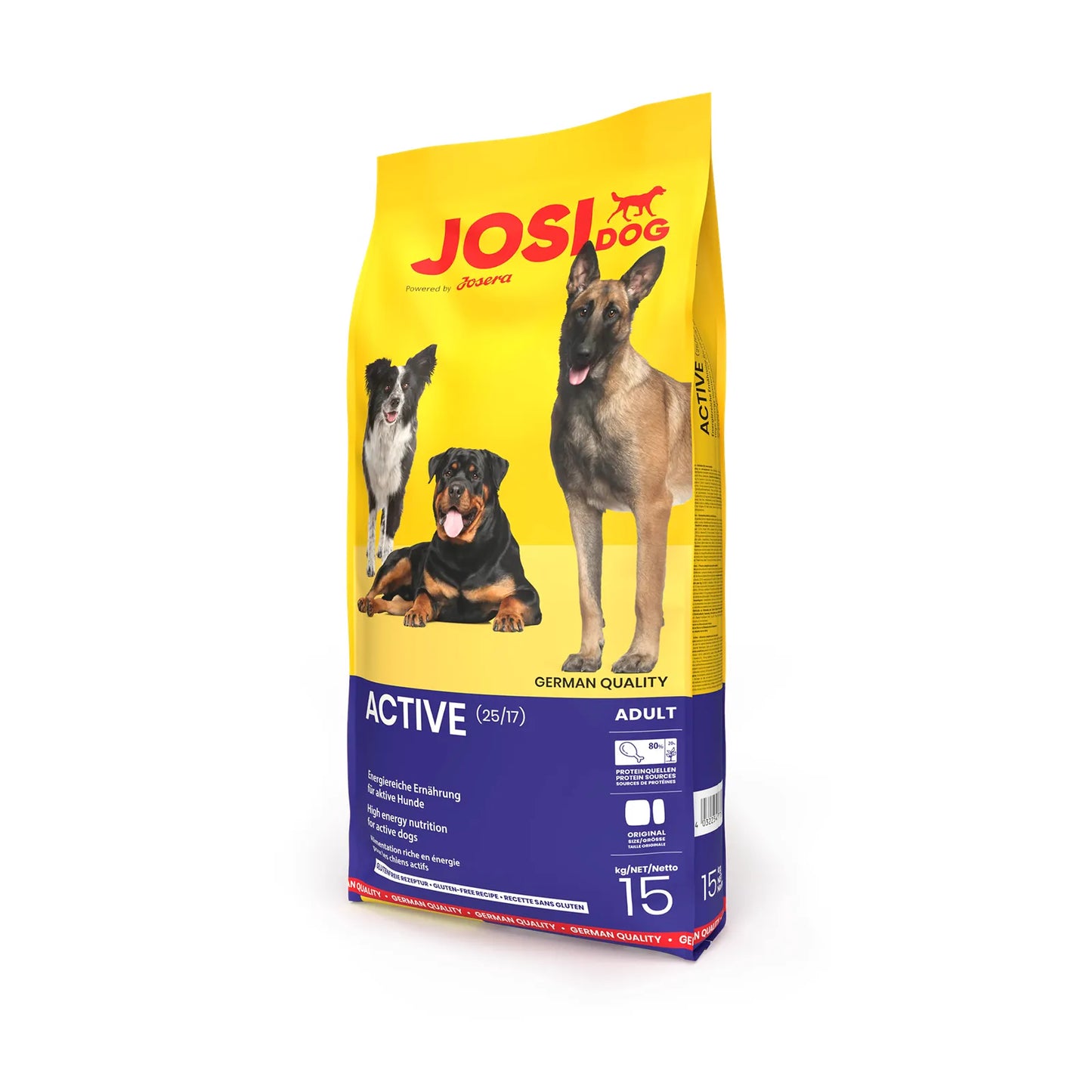 JosiDog Active Adult Dry Dog Food High Energy Formula