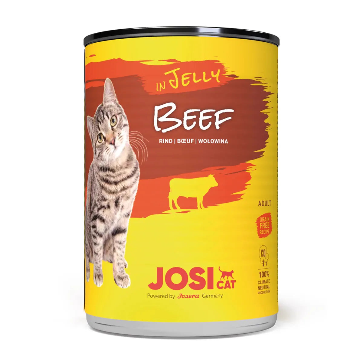 JosiCat Beef in Jelly Grain-Free Adult Wet Cat Food 400g