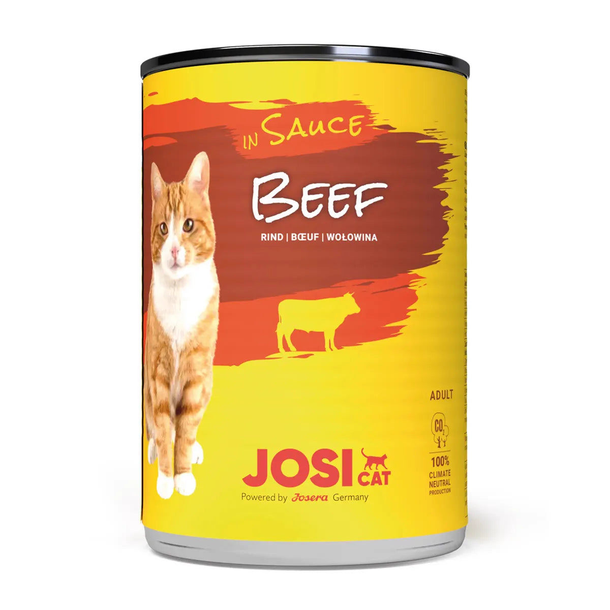 JosiCat by Josera Adult Wet Cat Food – Beef in Sauce 415g