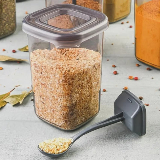 450 ml plastic spice container with spoon - Otloubnow