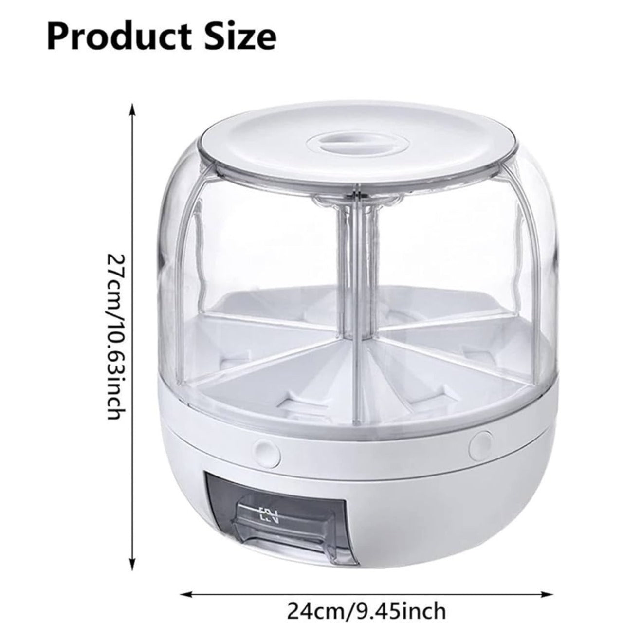 6 compartments Grains dispenser - Otloubnow