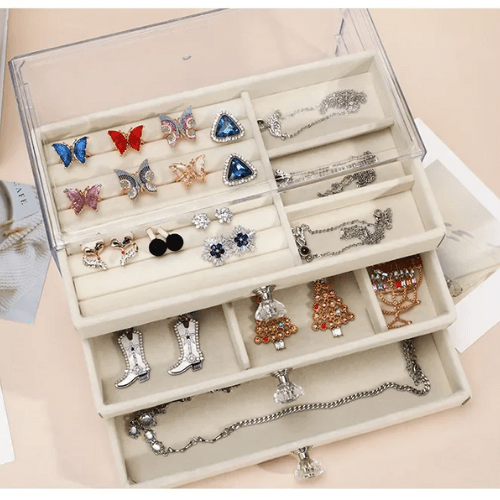 Acrylic organizer with 3 drawers - Otloubnow