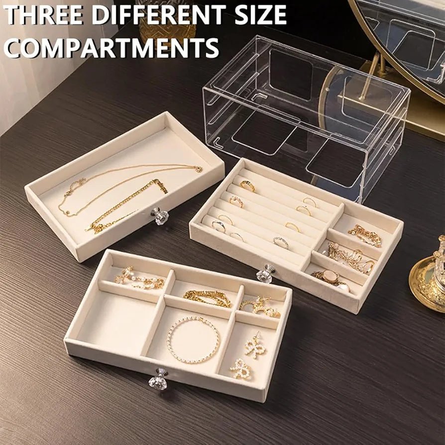 Acrylic organizer with 3 drawers - Otloubnow