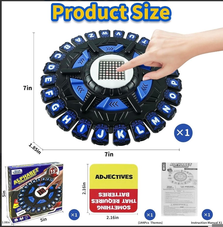 Alphabet chessboard - Otloubnow