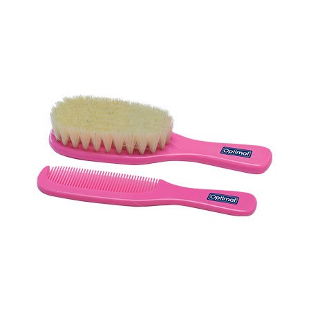 Baby Grooming Kit with Bristle Brush And Comb Set - Otloubnow