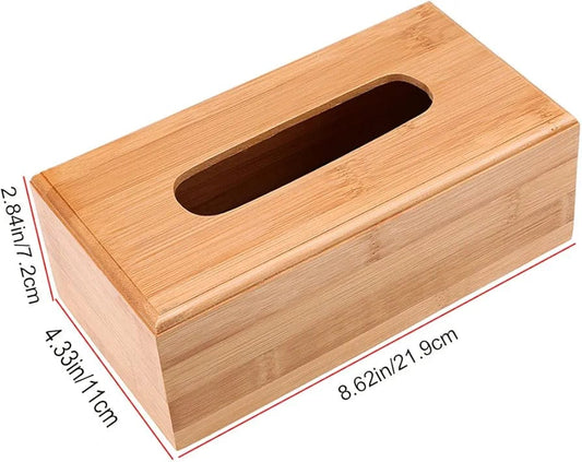 Bamboo tissue box - Otloubnow