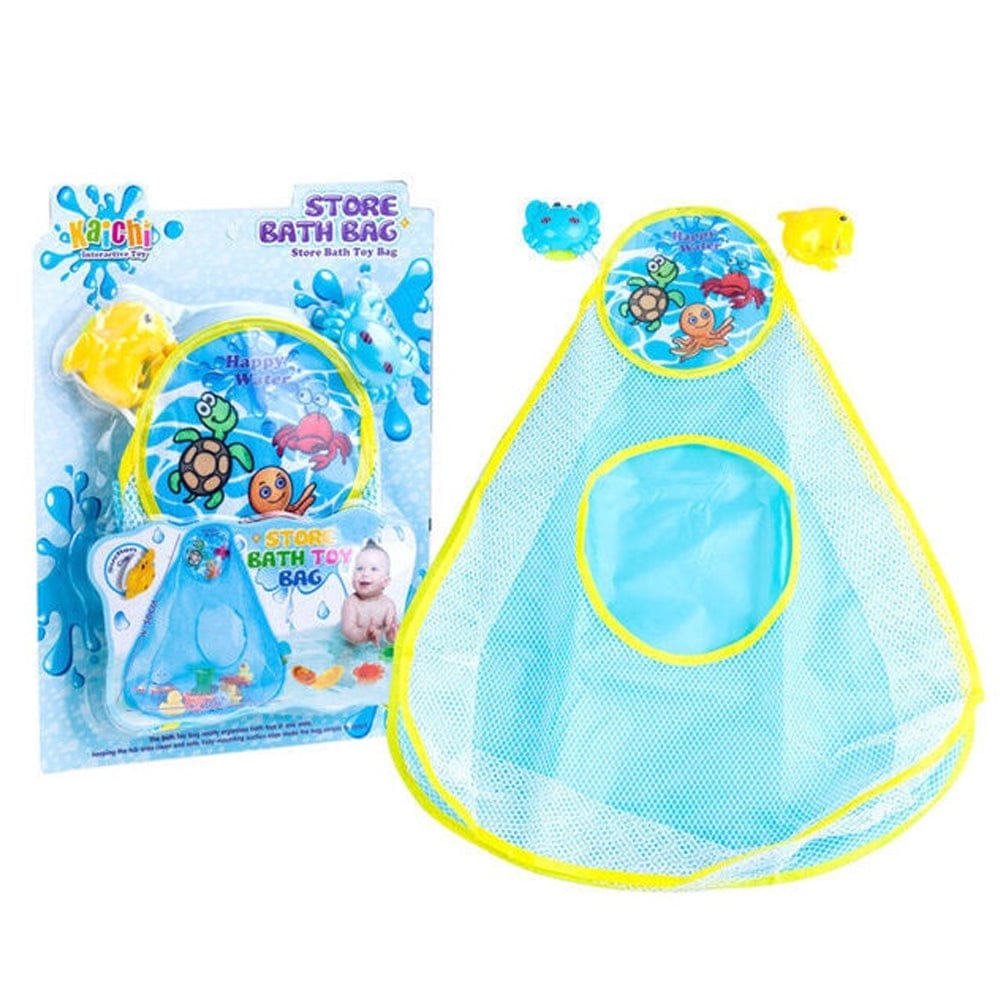 Bath toys storage basket blue/yellow - Otloubnow