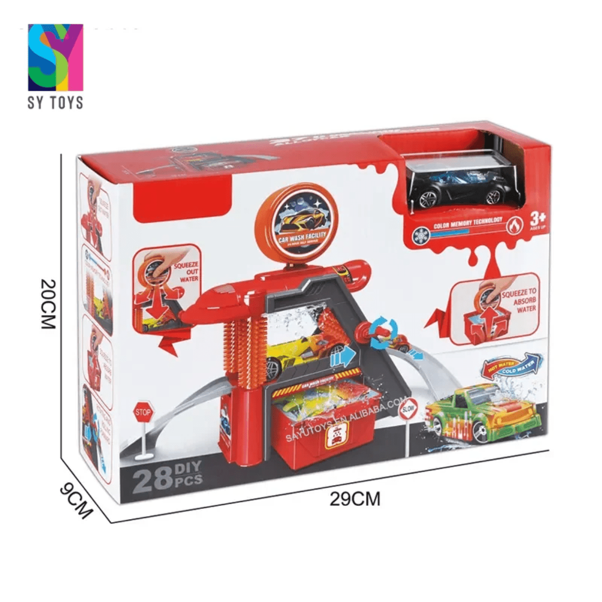 Car wash facility toy - Otloubnow