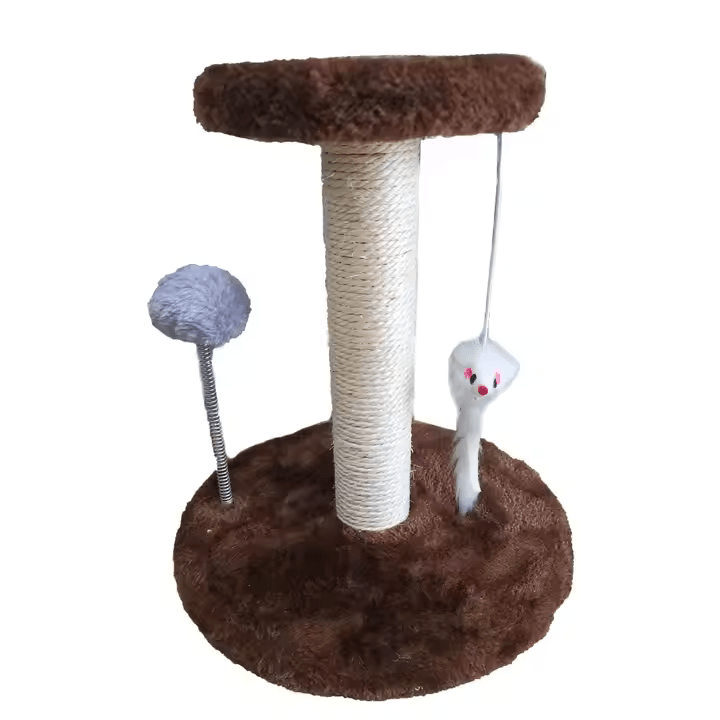 Cat Tower Scratcher with Mice - Otloubnow