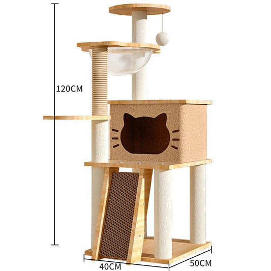 Cat Tree Scratcher House - Otloubnow