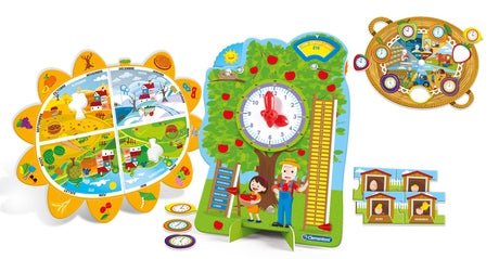 Clementoni l'heure, les mois et les saisons - Otloubnow