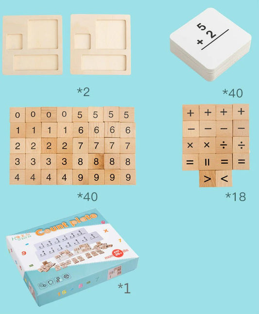 Count plate - Math game - Otloubnow