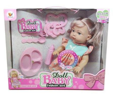 Doll set with feeding kit - Otloubnow