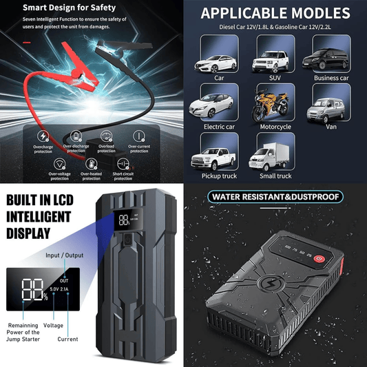 Emergency Car Jumper Power Bank - Otloubnow