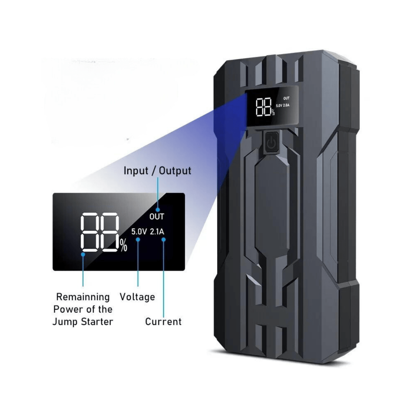 Emergency Car Jumper Power Bank - Otloubnow