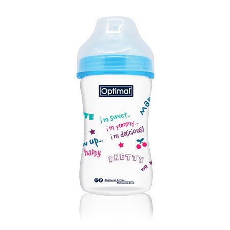 Extra Wide Neck Feeding Bottle 240ml - Optimal - Otloubnow