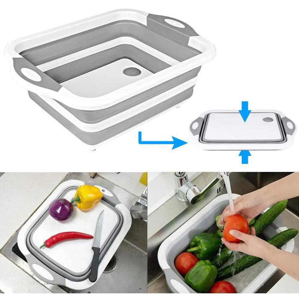 Foldable cutting board & drain basket - Otloubnow
