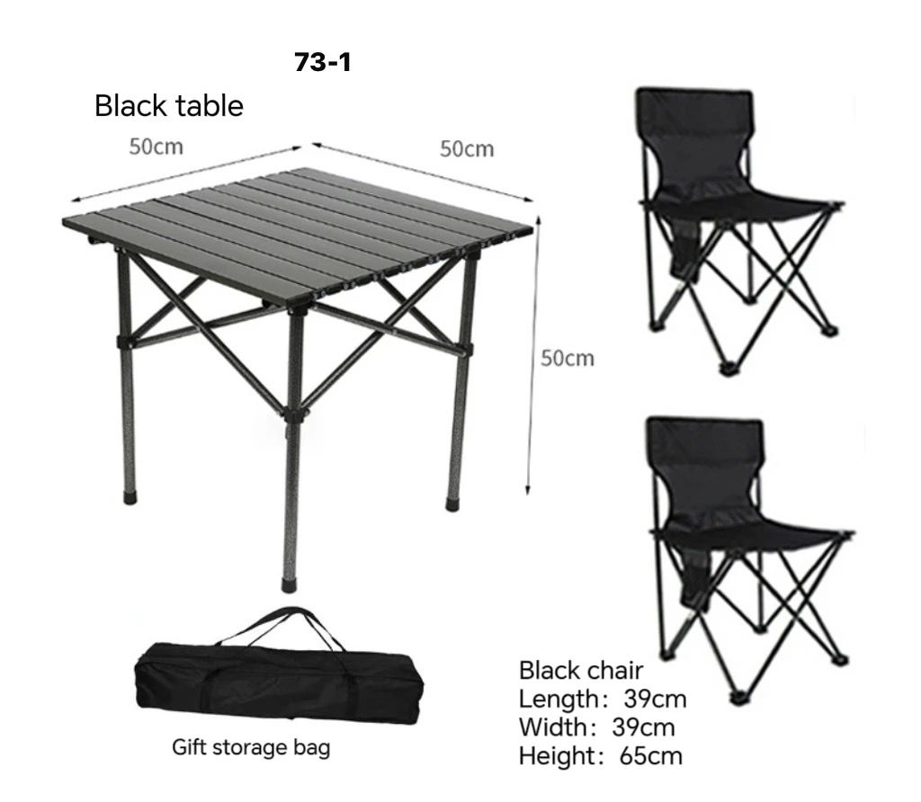 Foldable Picnic table with 4 chairs - Otloubnow