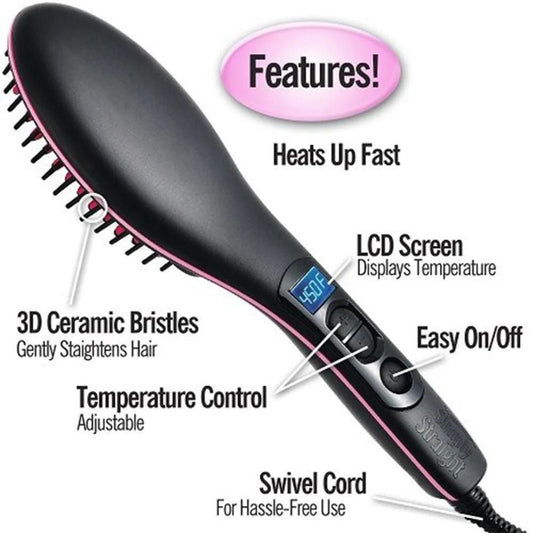 Heat Hair Straightner Ceramic - Otloubnow