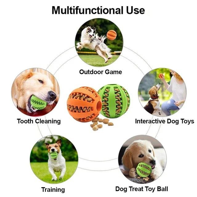 Interactive Food Dispensing Chew Toy for Teeth Cleaning - Otloubnow