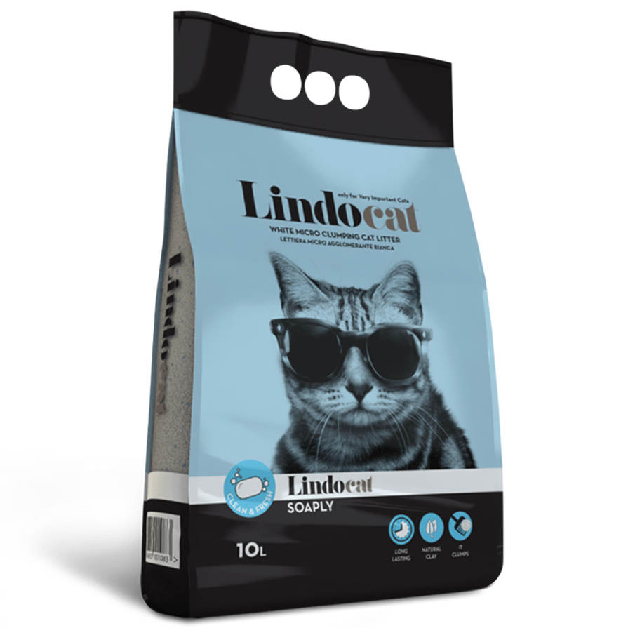 Lindocat Soaply Clumping Cat Litter - Odor Control & Easy Clean - Otloubnow