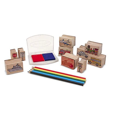 Melissa & Doug vehicle stamp set - Otloubnow