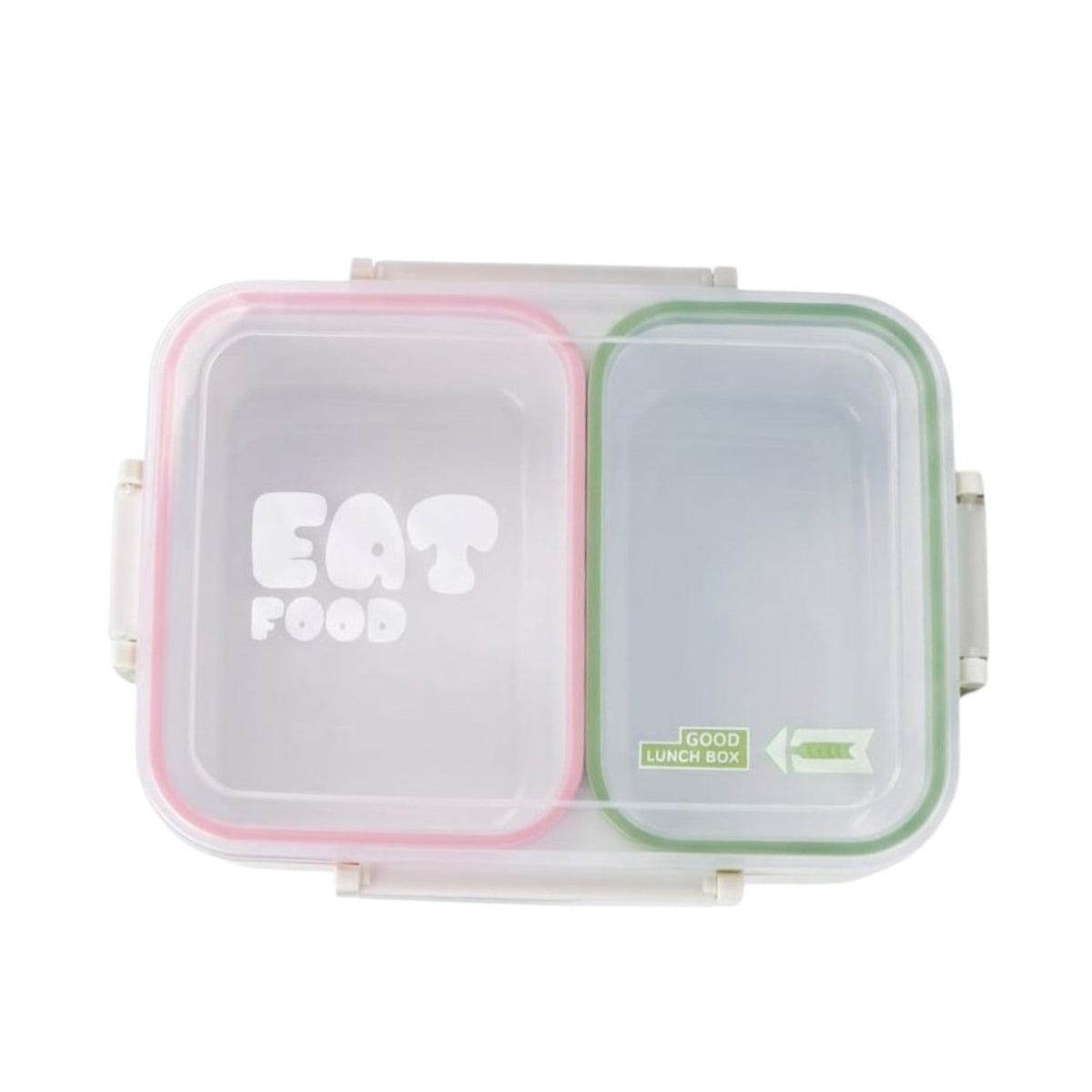 Plastic lunch box with transparent lid - Otloubnow