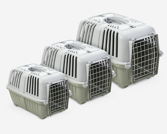 Pratiko Pet Carrier with Metal Door - Easy Assembly - Otloubnow