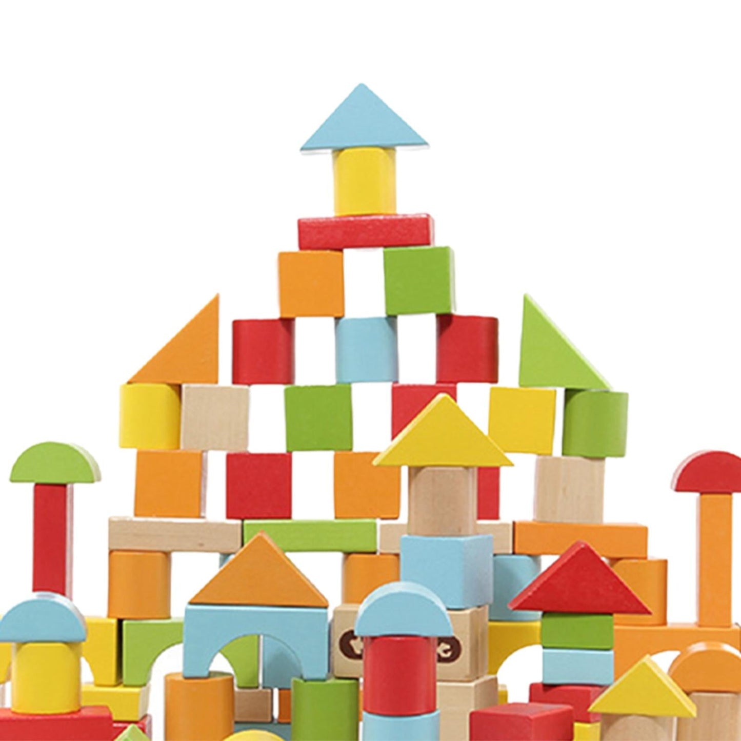 100 pcs wooden blocks