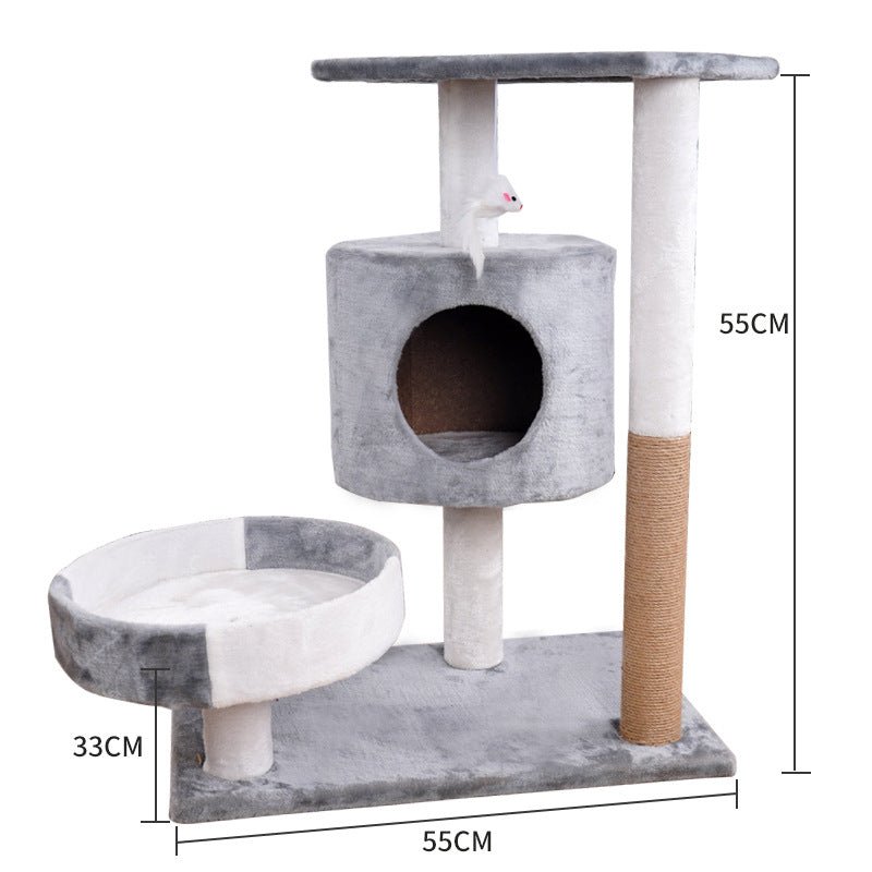 Small Cat Tree Scratcher with Sisal post - Otloubnow
