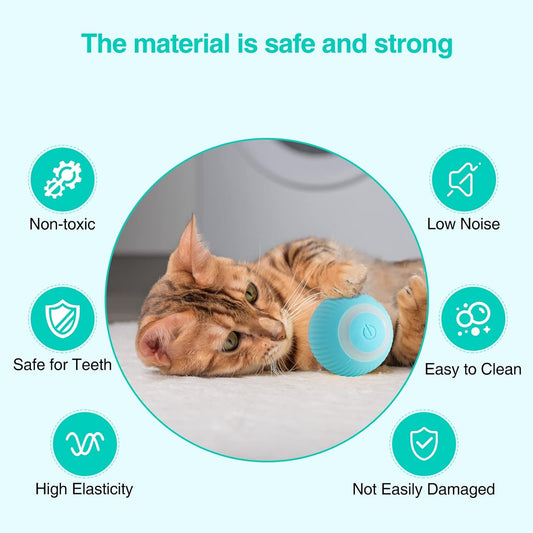 Smart Cat Ball Toy - Interactive Play for Cats - Otloubnow