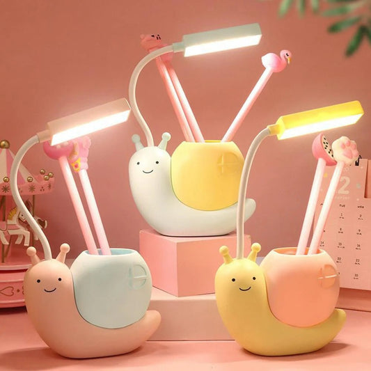 Snail lamp & pen holder - Otloubnow