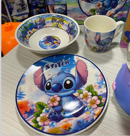 Stitch ceramic 3 pcs set - Otloubnow
