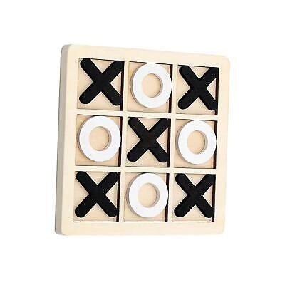Tic tac toe wood game décor - Otloubnow