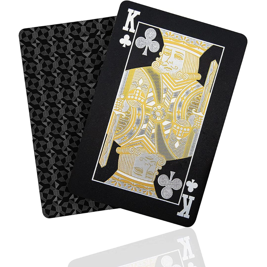 Waterproof Black Playing Cards - Otloubnow