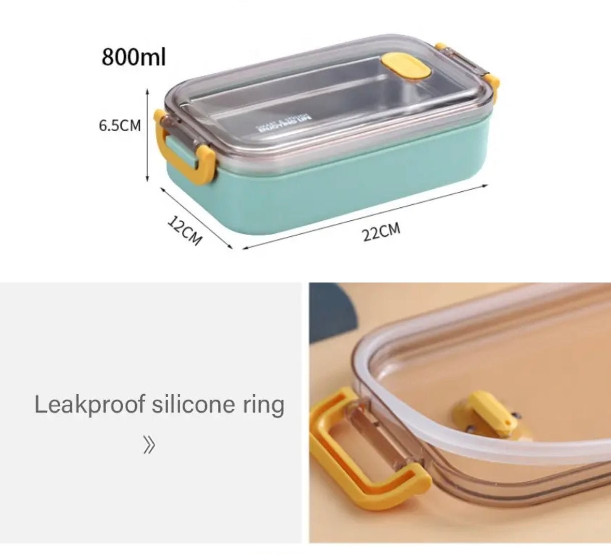 1 compartment stainless steel lunch box - Otloubnow