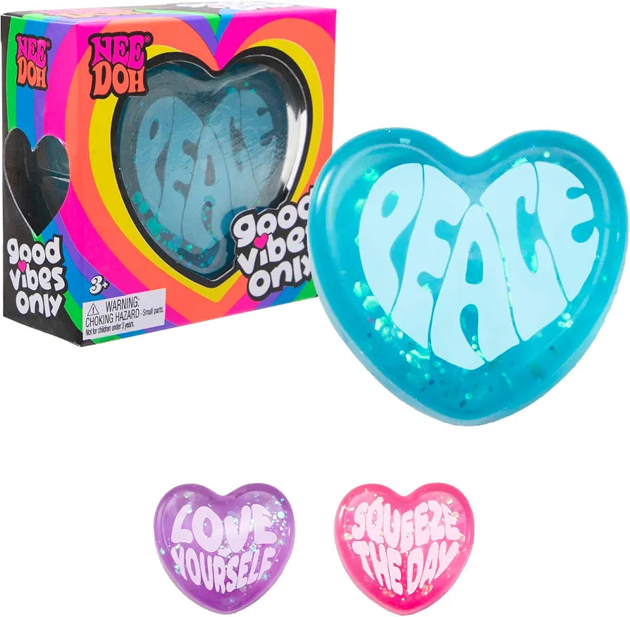Needoh PEACE heart shaped squishy
