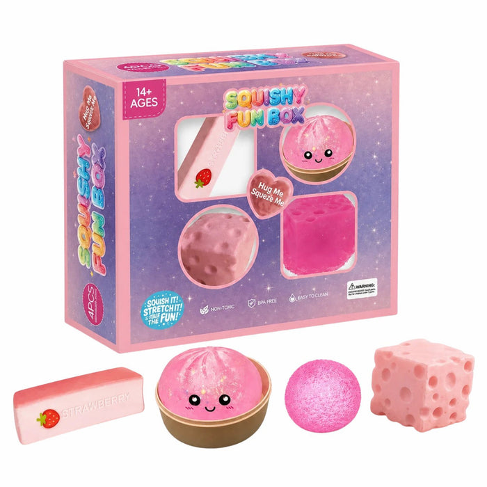 Squishy fun box (4 pcs)