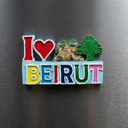 Lebanon fridge magnet collection