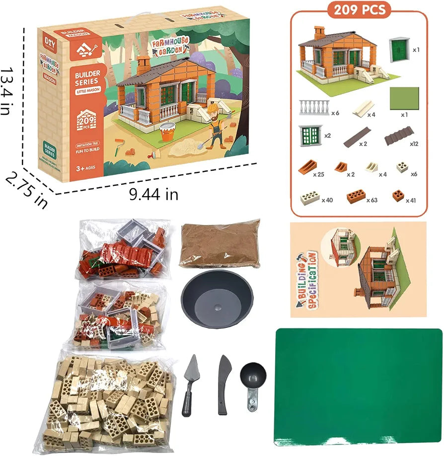 Farmhouse brick set 209 pcs