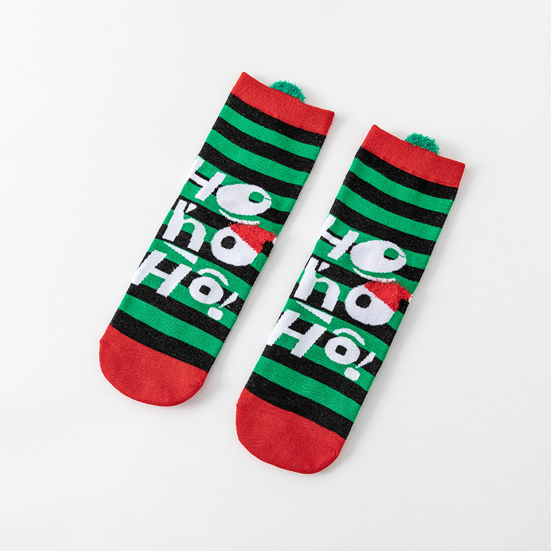 Christmas cotton socks