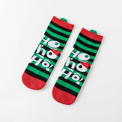 Christmas cotton socks