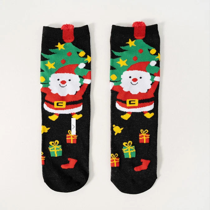 Christmas cotton socks