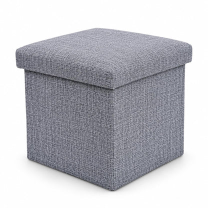 Foldable storage stool