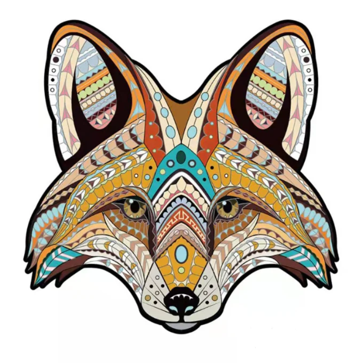 Animal wooden puzzle - size A5