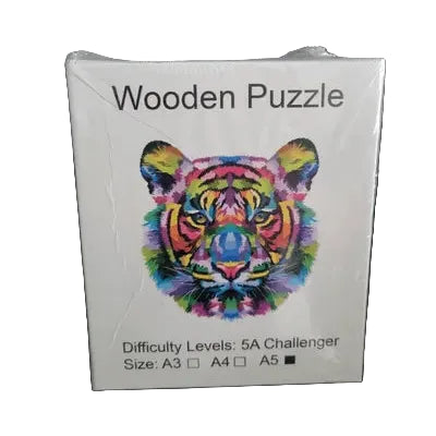 Animal wooden puzzle - size A5