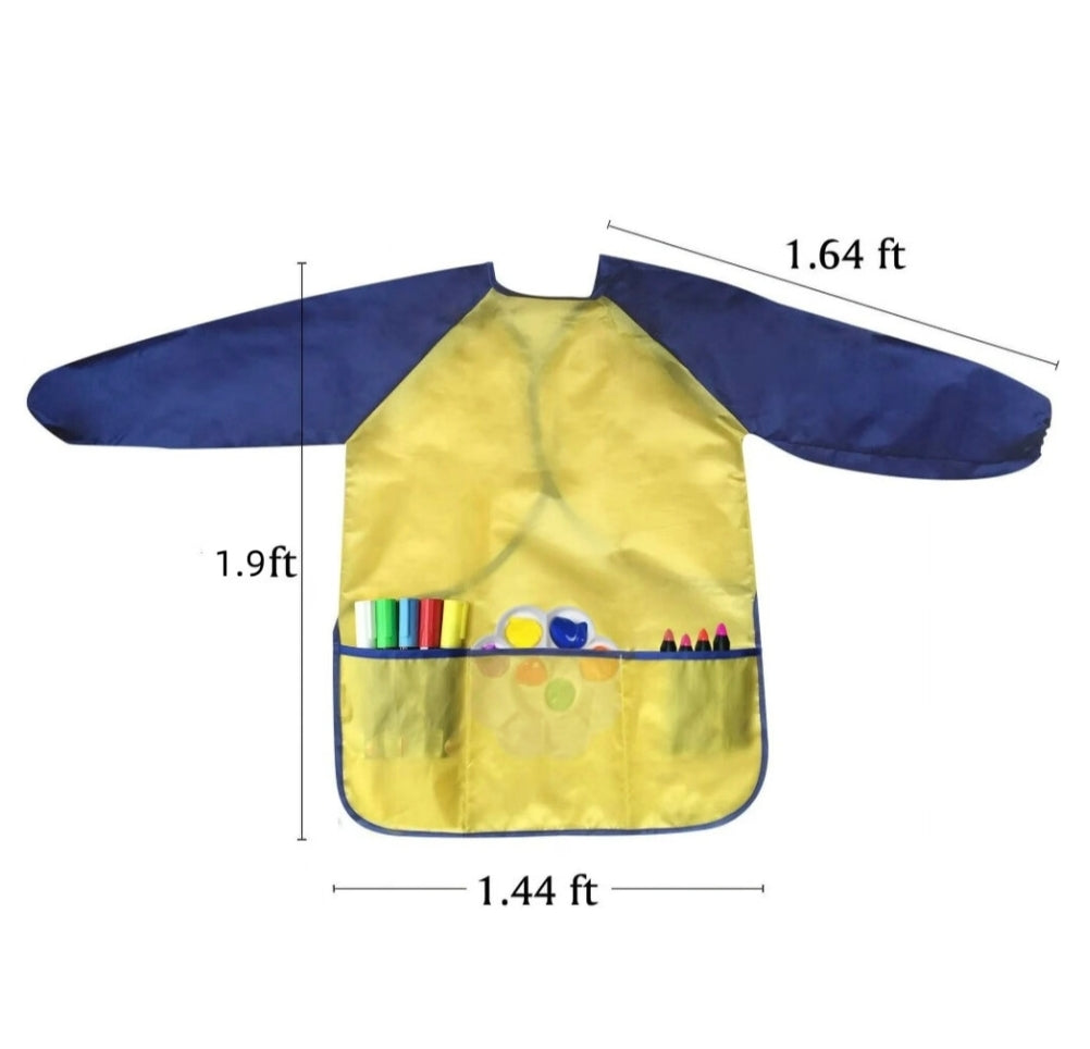 Painting aprons with sleeves