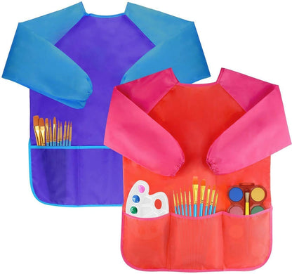 Painting aprons with sleeves