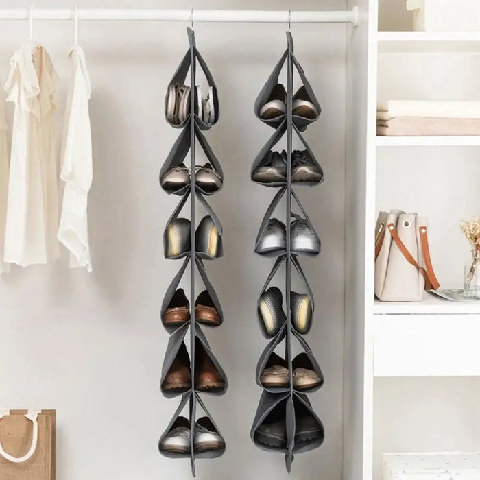 12 - pockets shoes hanger - pink - Otloubnow