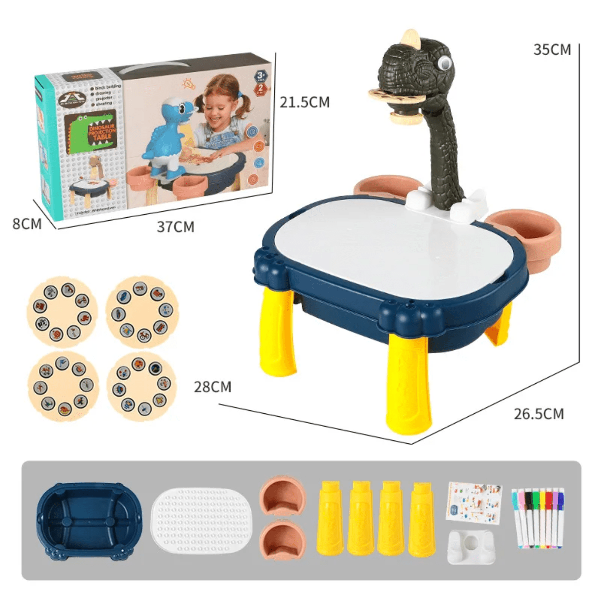 2 in 1 blocks table and projector - Otloubnow